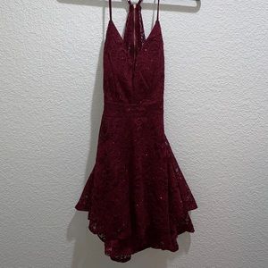 Honey Peach Mini Party Dress